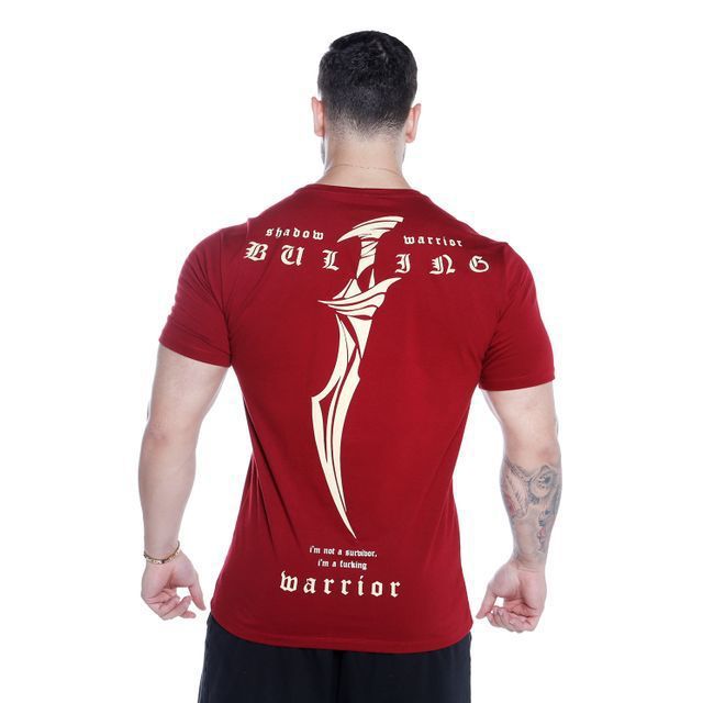 Round neck fitness sports T-shirt