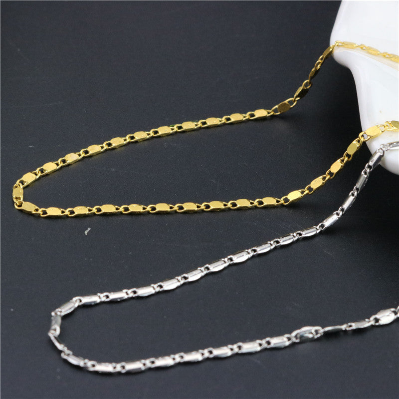 "All-Match Simple Beach Chain Anklet - Fresh and Popular Summer Jewelry"