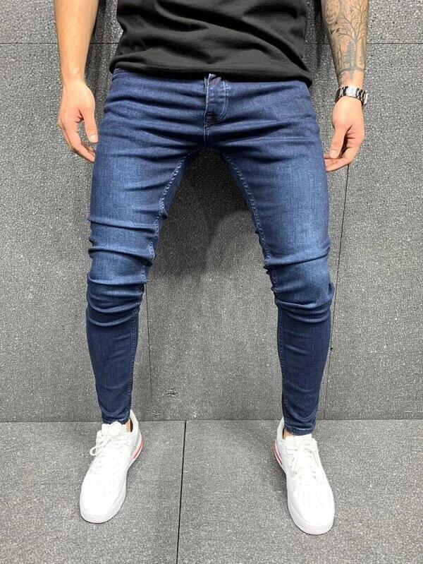 New Men's Jeans Casual Slim Fit