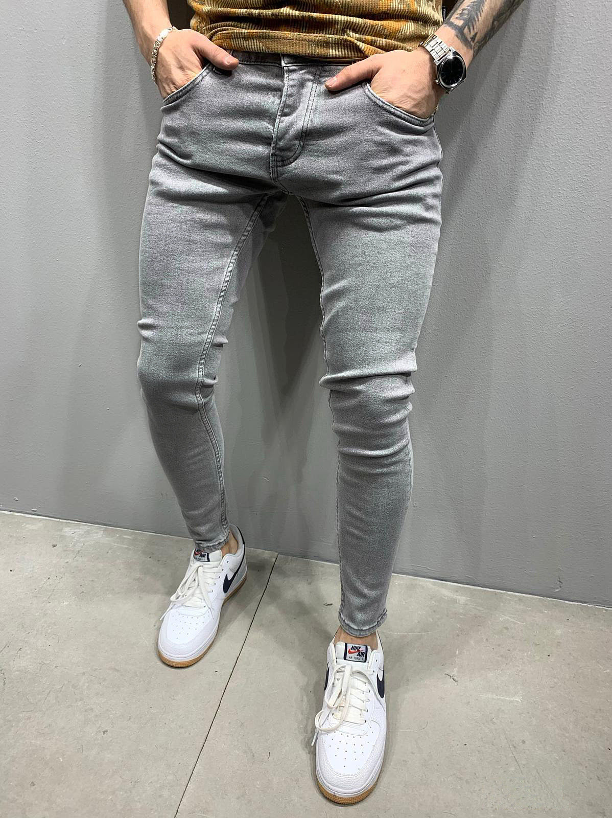 New Men's Jeans Casual Slim Fit