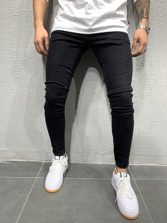 New Men's Jeans Casual Slim Fit