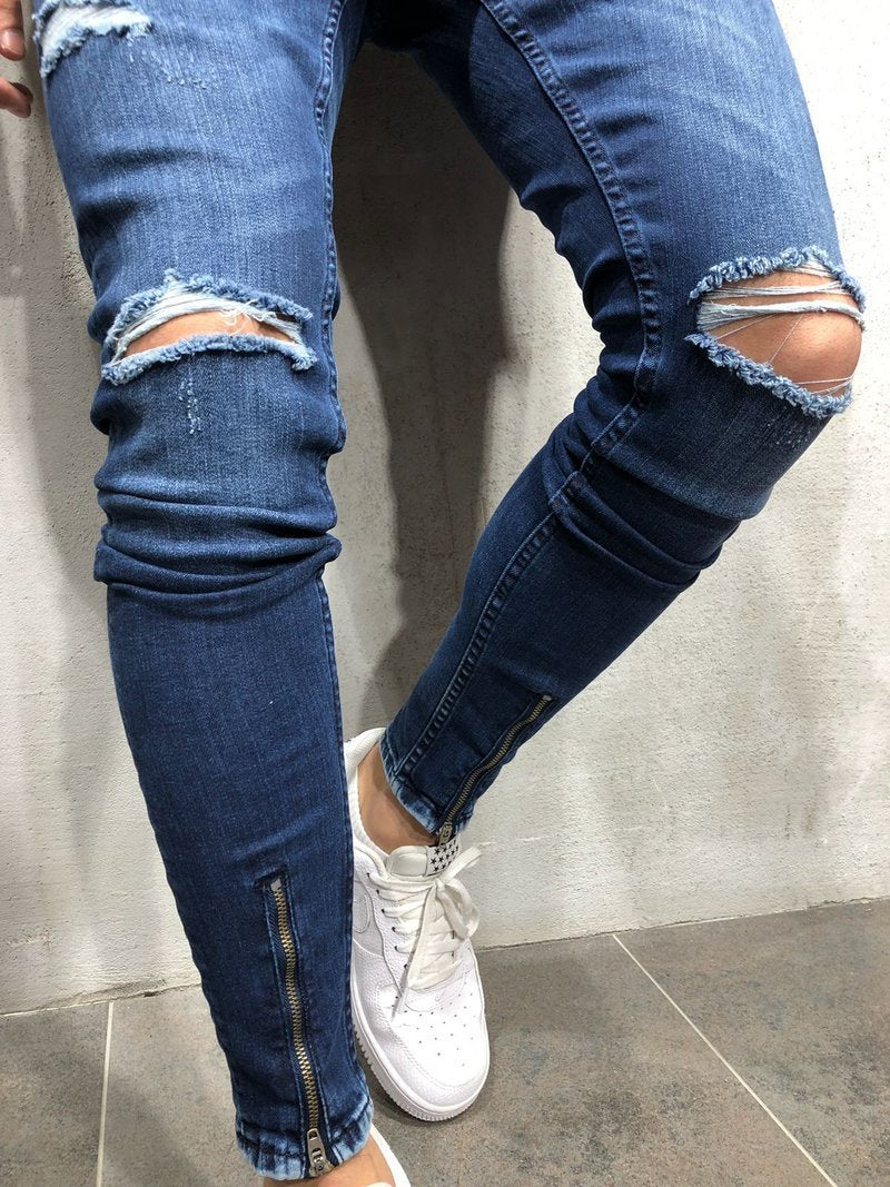 Men's ripped jeans