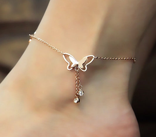 "Ankle Bracelet Beach Foot Chain for Women & Girls - Charm Barefoot Sandals Jewelry"