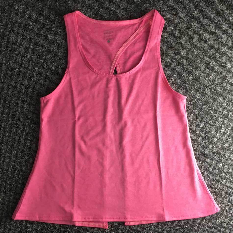 Women Backless Yoga Tank Top Shirt