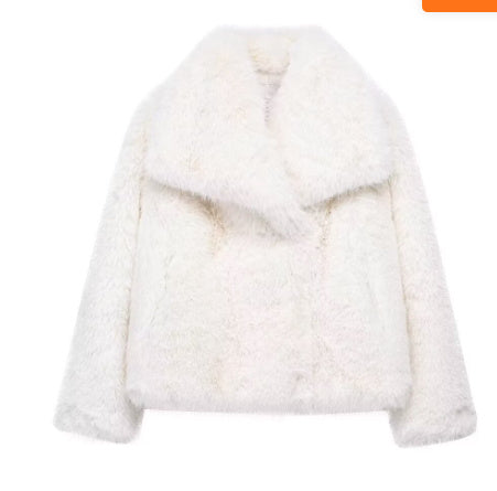 Winter Plush Coat Fashion  Tops Women Clothing