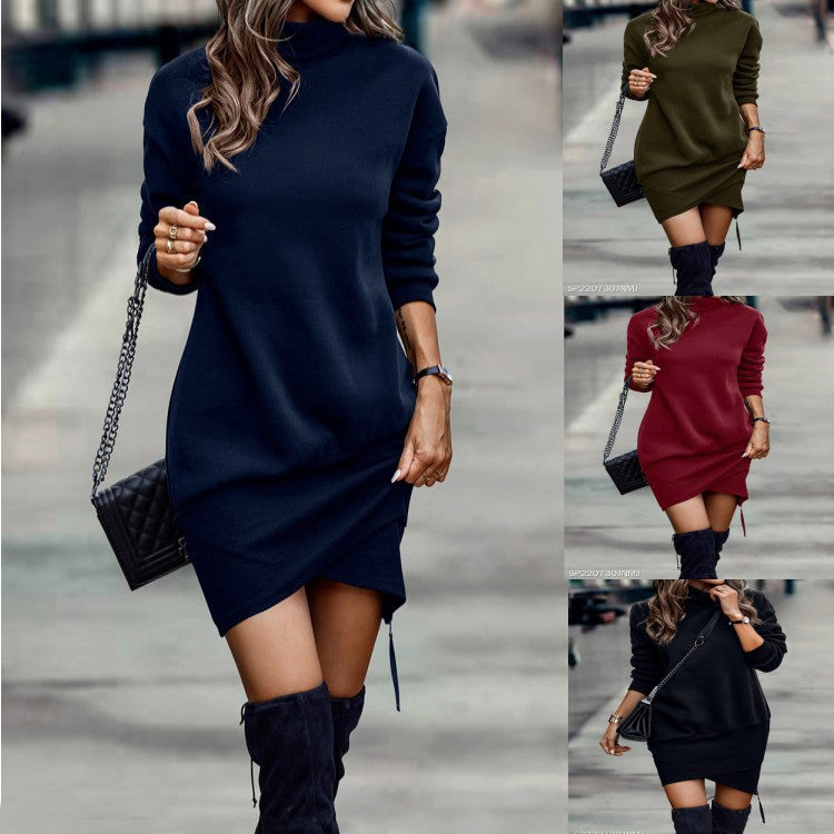 Long Sleeve dress High Neck