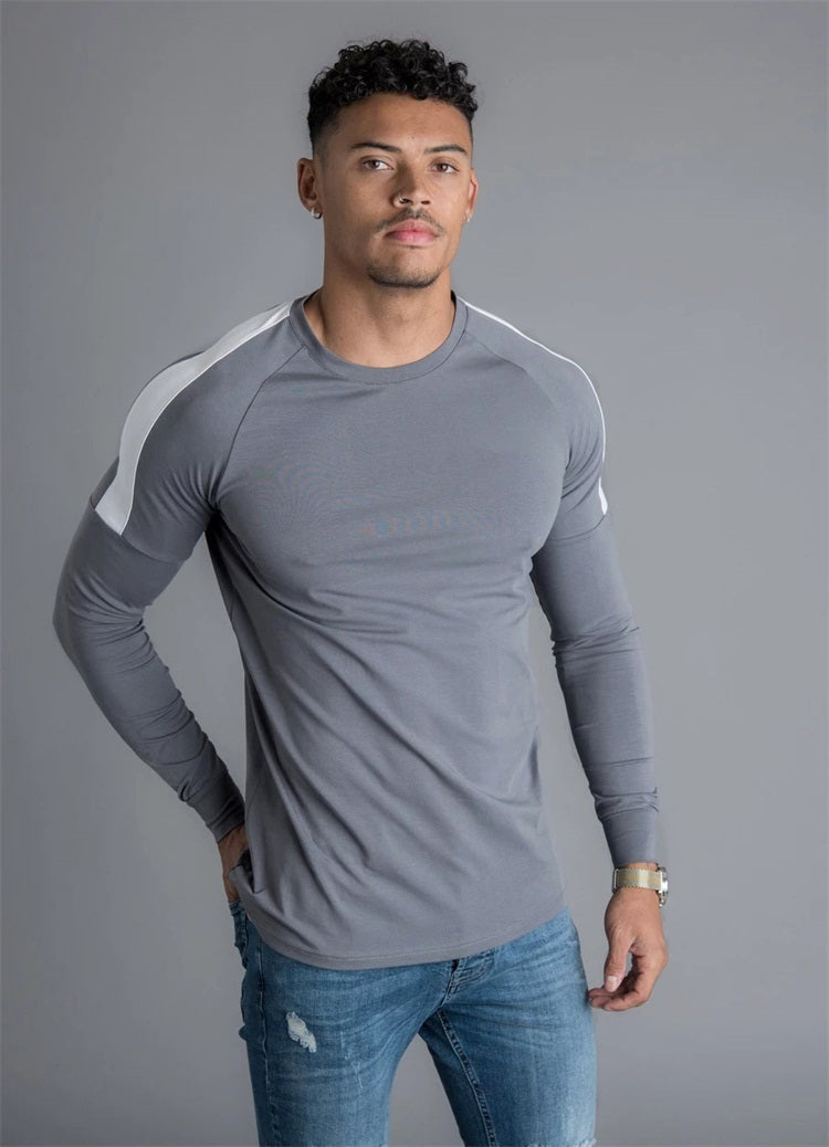 Men's Shirt Long Sleeve Bottoming Shirt T-shirt